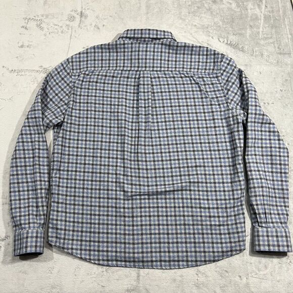 Johnnie O Hangin Out Button Down Plaid Flannel Shirt XL Buffalo Check Thick Soft - Picture 10 of 10